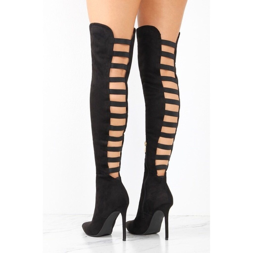 Over The Knee Gladiator Back Heel